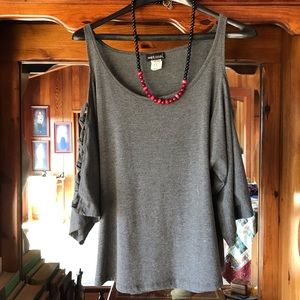 Knotted Grey top